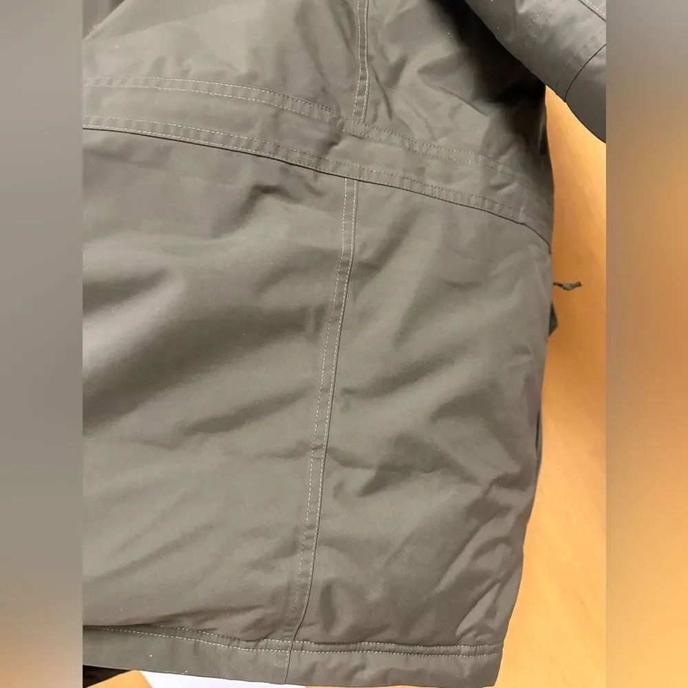 The North Face 3XL 550 Hyvent Goose Down Parka Jacket Olive Camo Green
